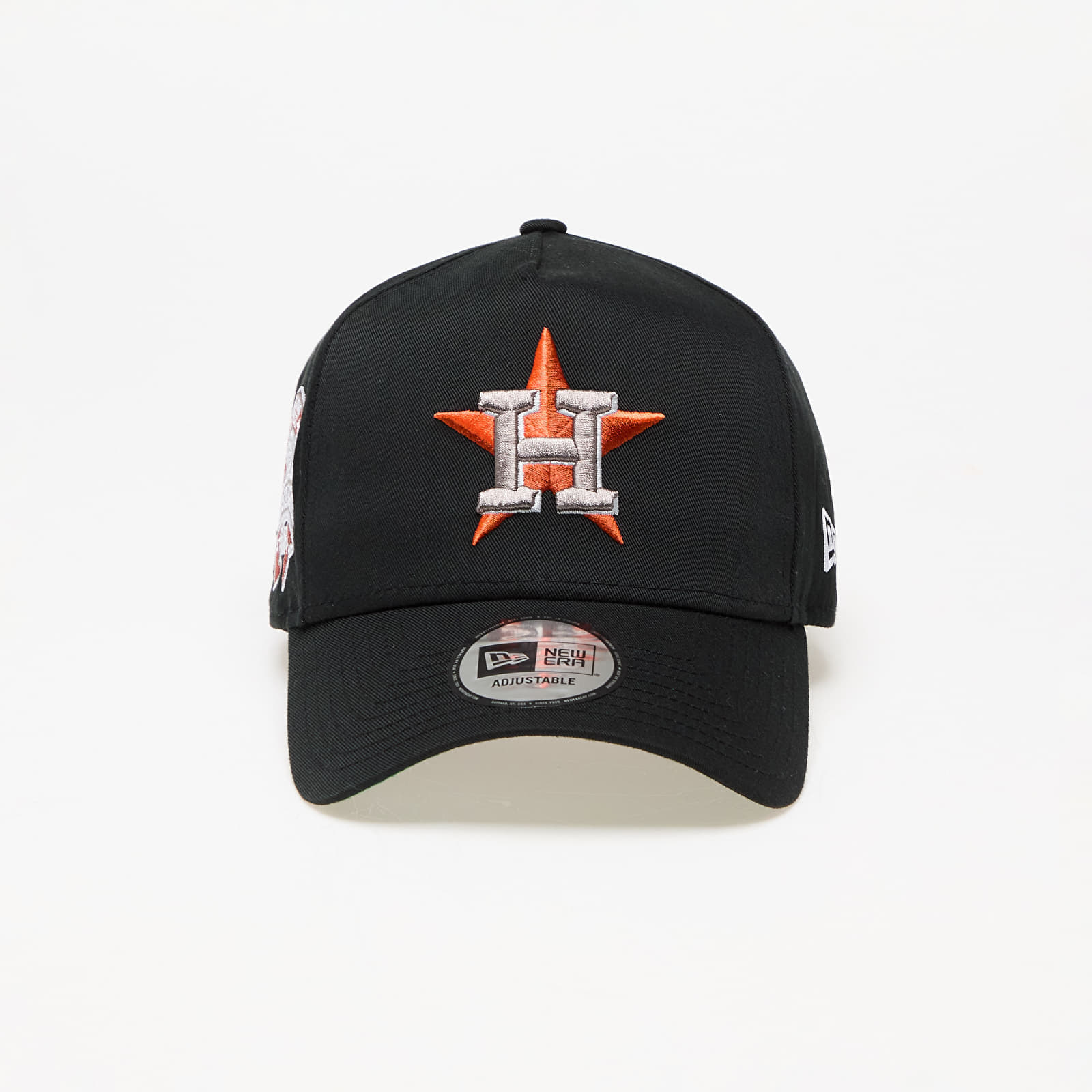 Cap New Era Houston Astros MLB Patch E-Frame Adjustable Cap Black/ Kelly Green