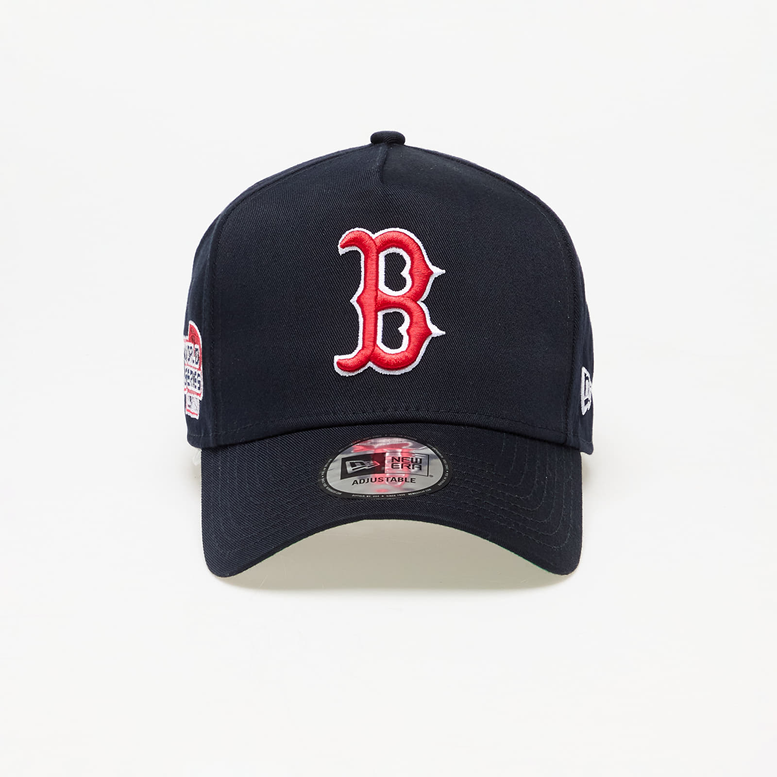 Caps New Era Boston Red Sox World Series Patch 9FORTY E-Frame Adjustable Cap Navy