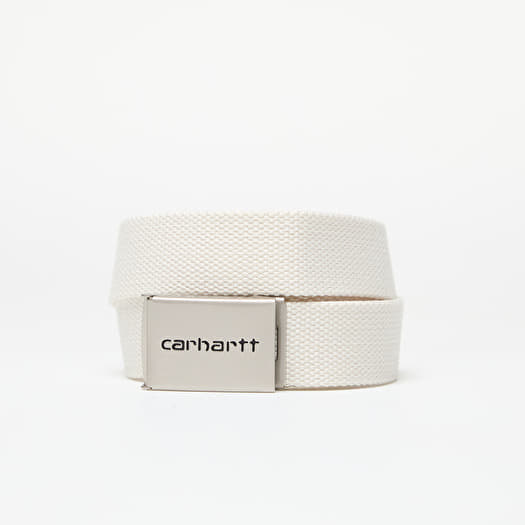 Pásek Carhartt WIP Clip Belt Chrome Wax
