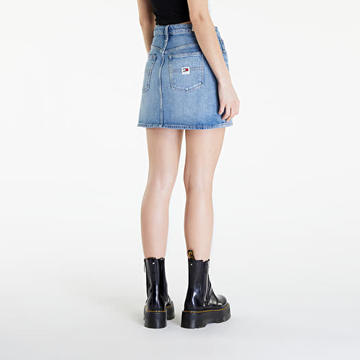 Tommy jeans denim mini skirt on sale