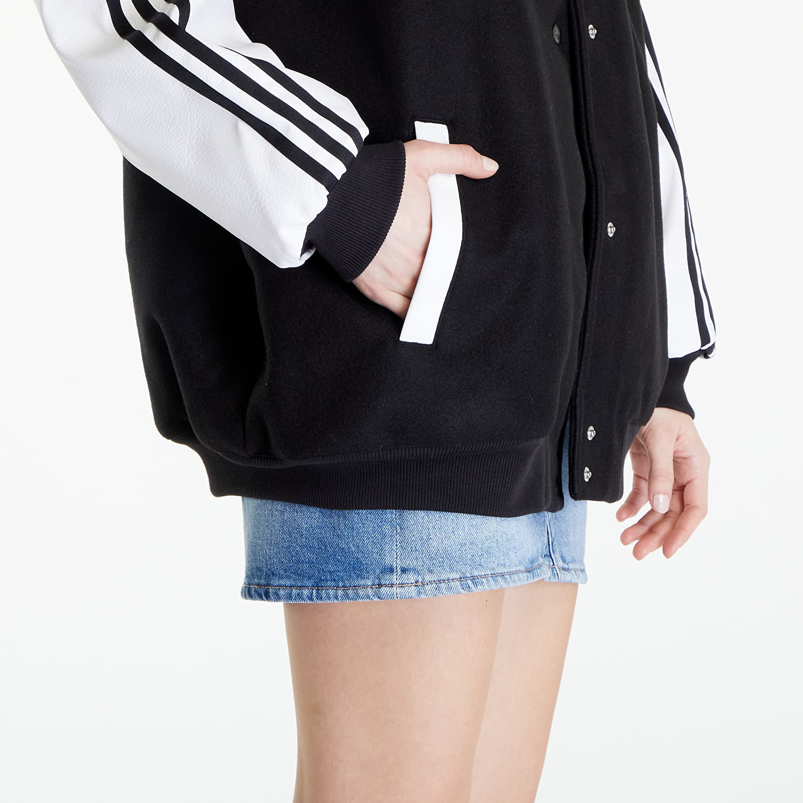 Bombers adidas Sst Oversized Vrct Jacket White/ Black