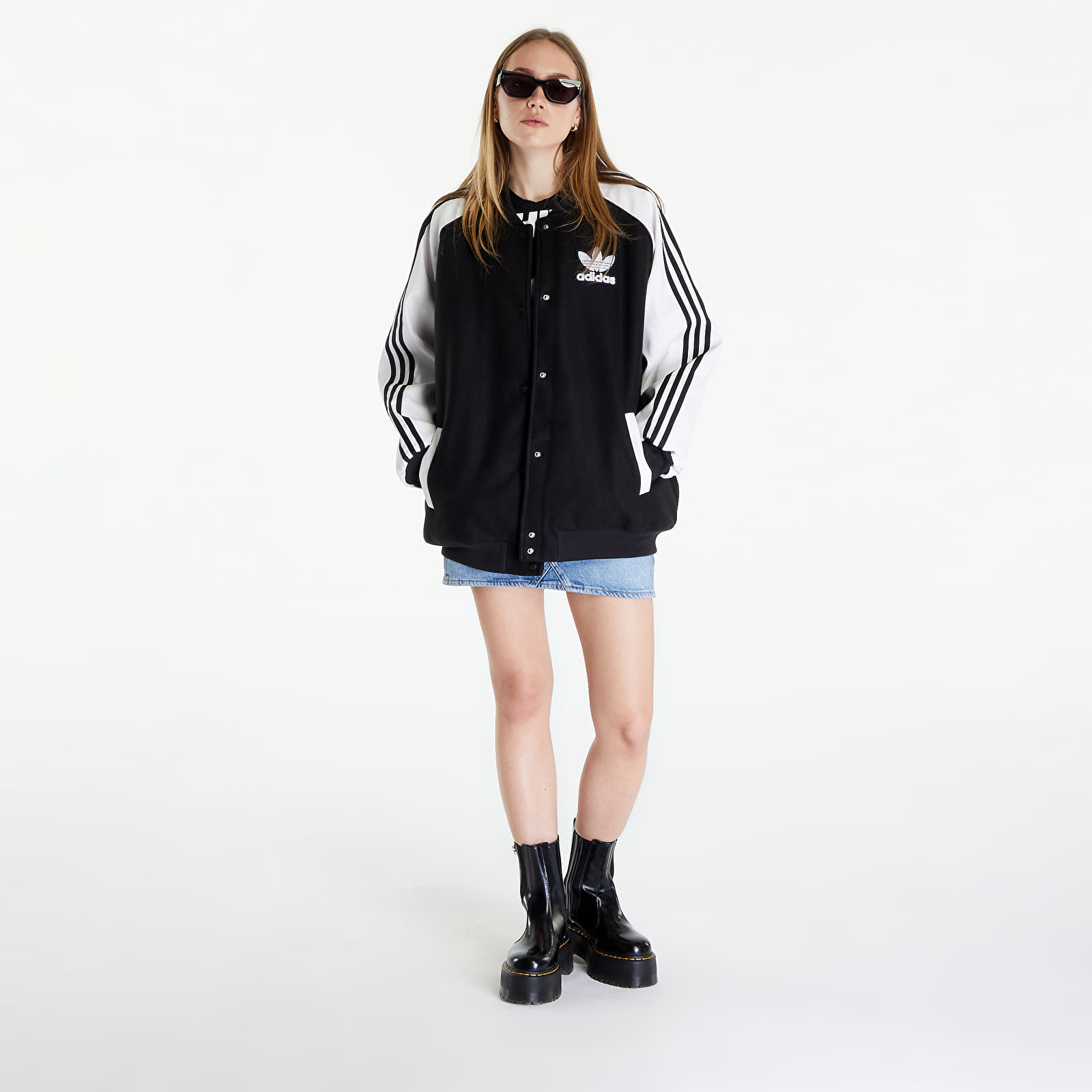 Bombers adidas Sst Oversized Vrct Jacket White/ Black