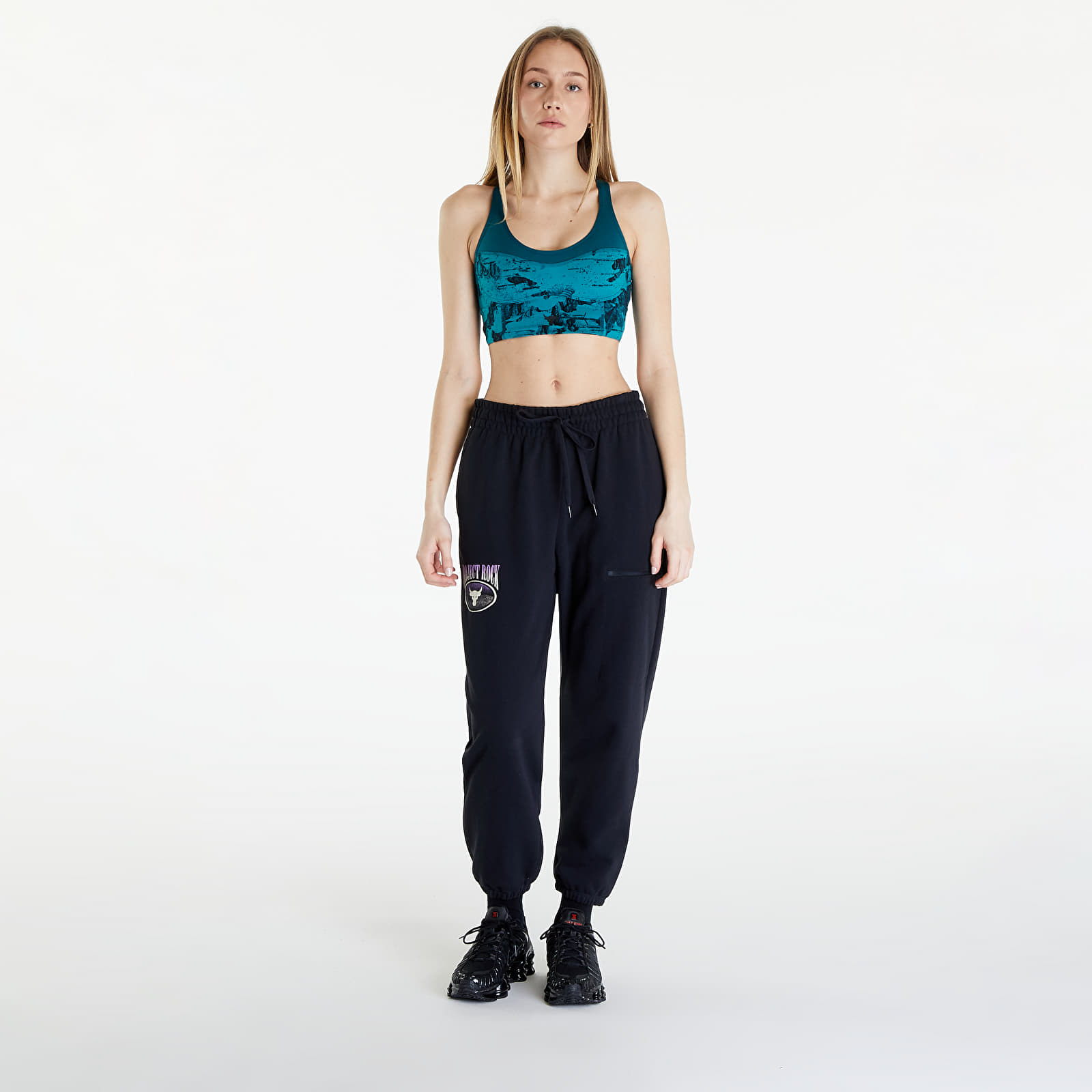 Grudnjaci Under Armour Project Rock Infty Bra Green