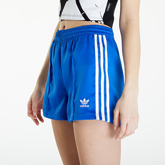 Shorts adidas 3 Stripes Satin Shorts Blue Queens