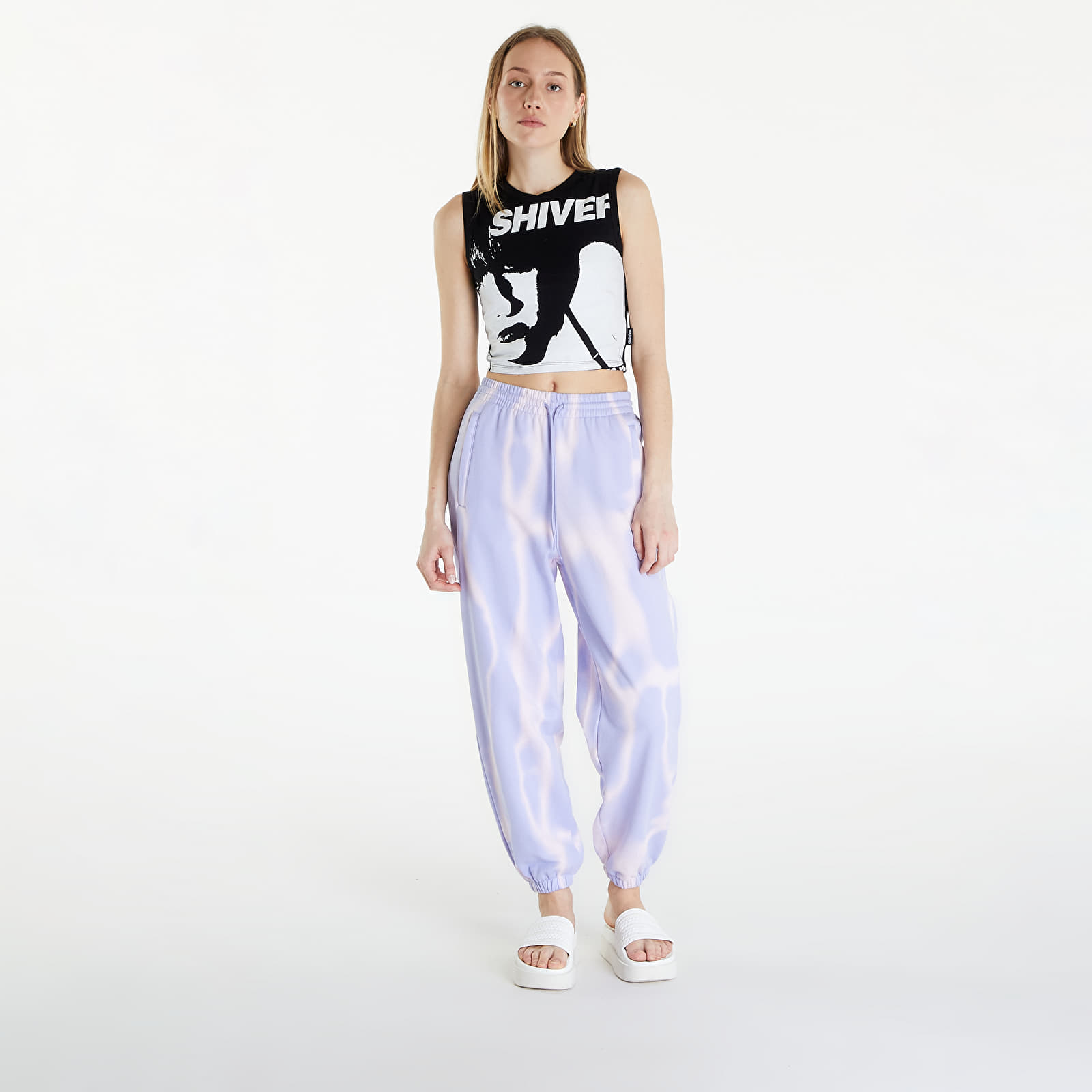 Tepláky adidas Water Sweatpants Violet Tone