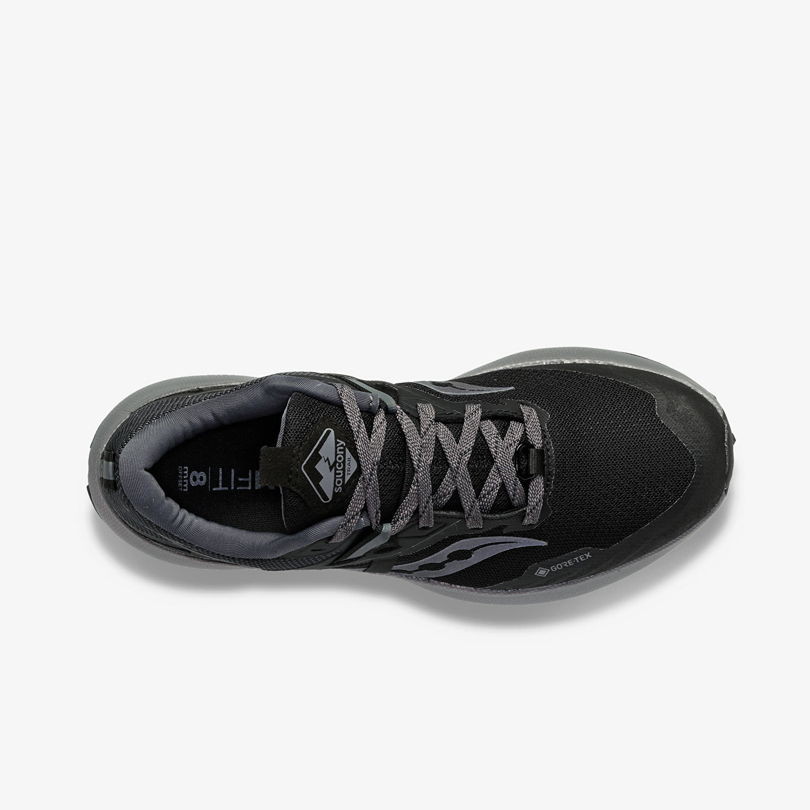 Sneakers und Schuhe für Frauen Saucony Ride 15 Tr Gtx Black/ Charcoal