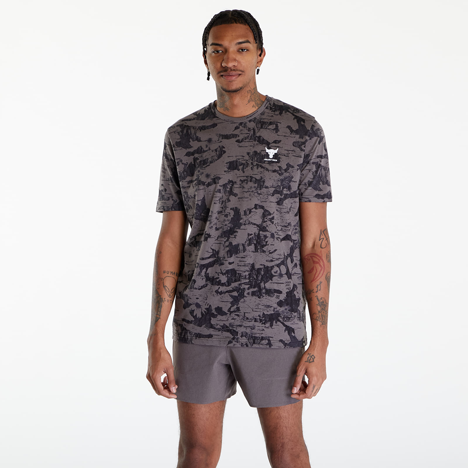 Camisetas Under Armour Project Rock Payof Graphic T-Shirt Fresh Clay/ Silt