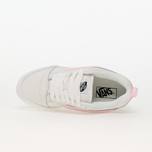 Vans pink and white shoe store
