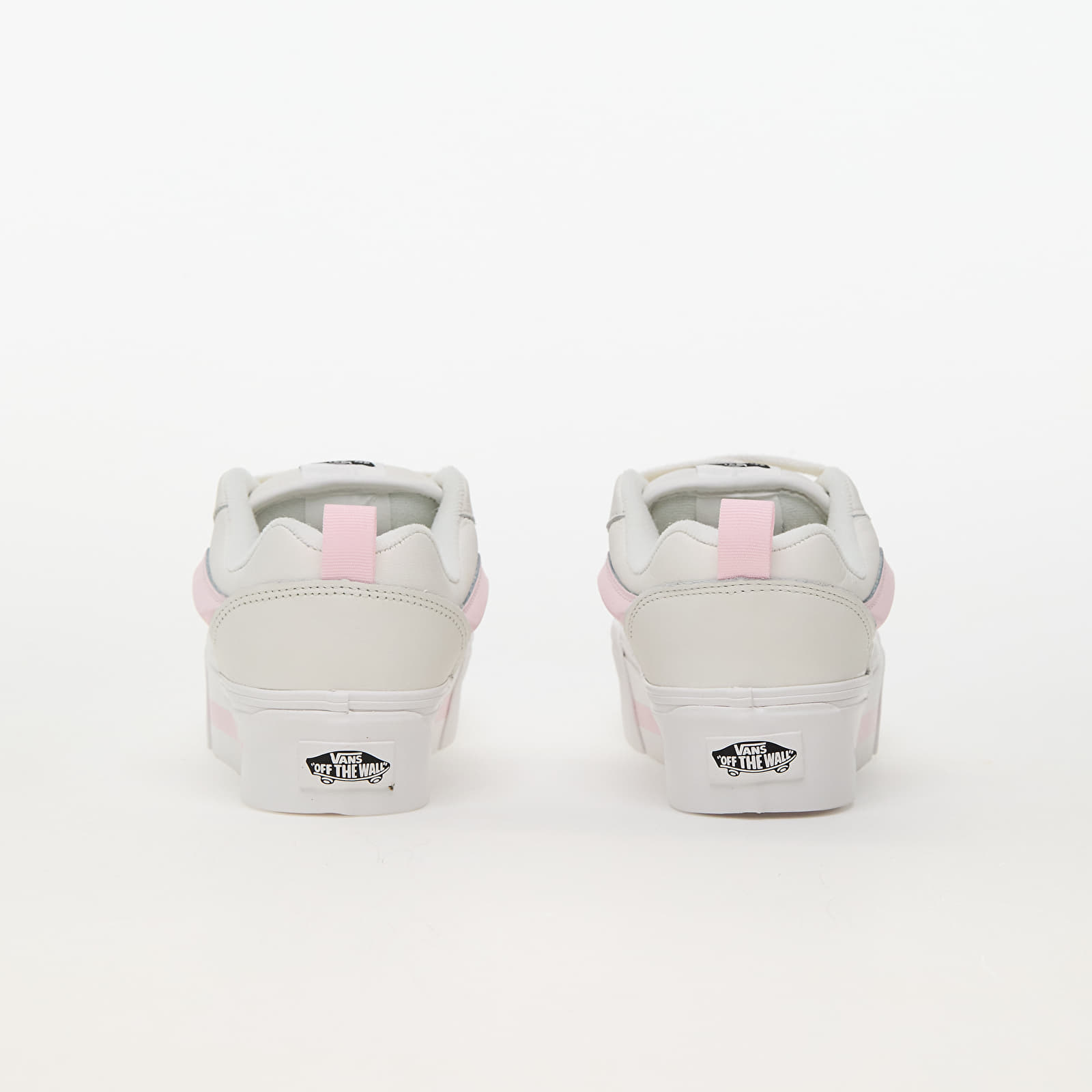 VANS★KNU STACK★厚底★SMARTEN UP WHITE/PINK Women's sneakers and shoes Vans Knu Stack Smarten Up White