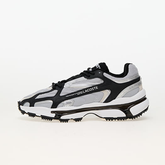Lacoste silver shoes new arrivals