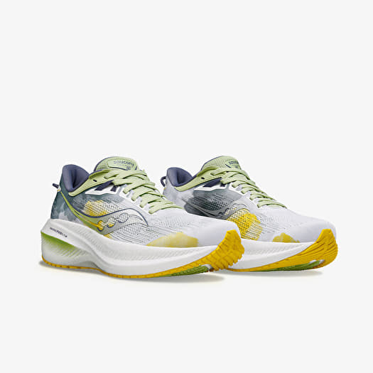 Women s shoes Saucony Triumph 21 White Fern Queens