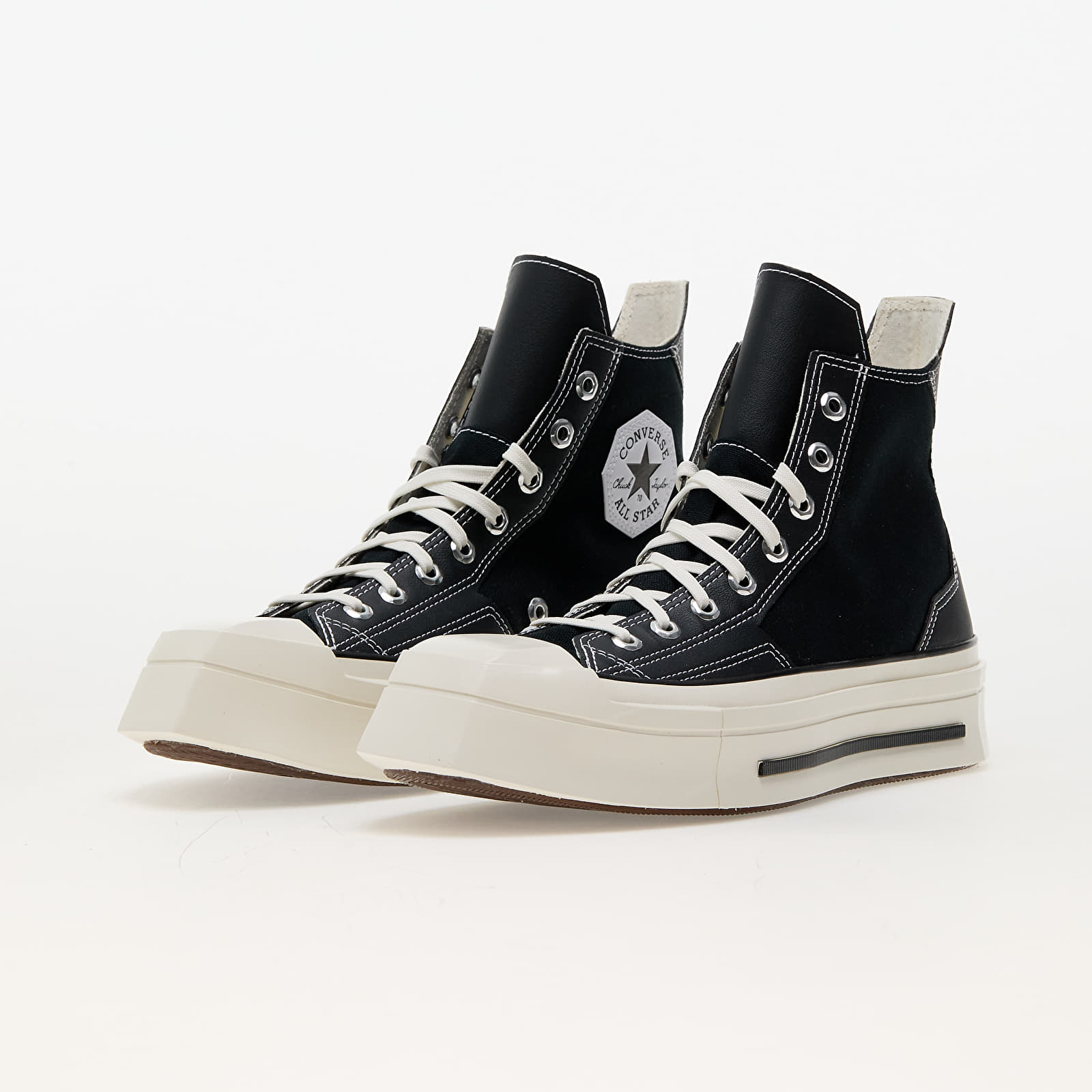 Męskie trampki i buty Converse Chuck 70 De Luxe Squared Black/ Black/ Egret