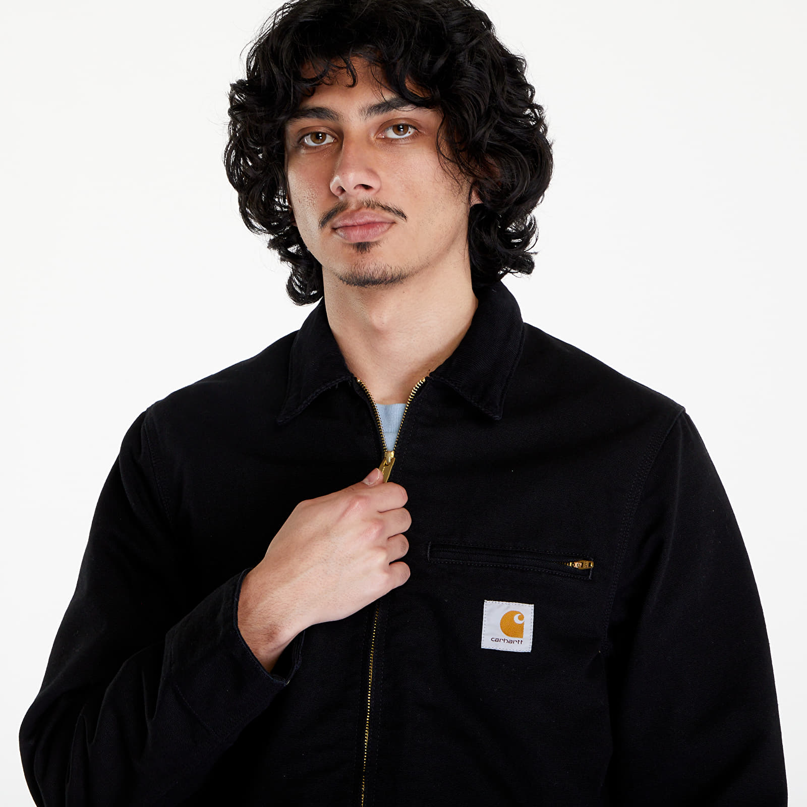 Jakas Carhartt WIP Detroit Jacket UNISEX Black/ Black Rinsed