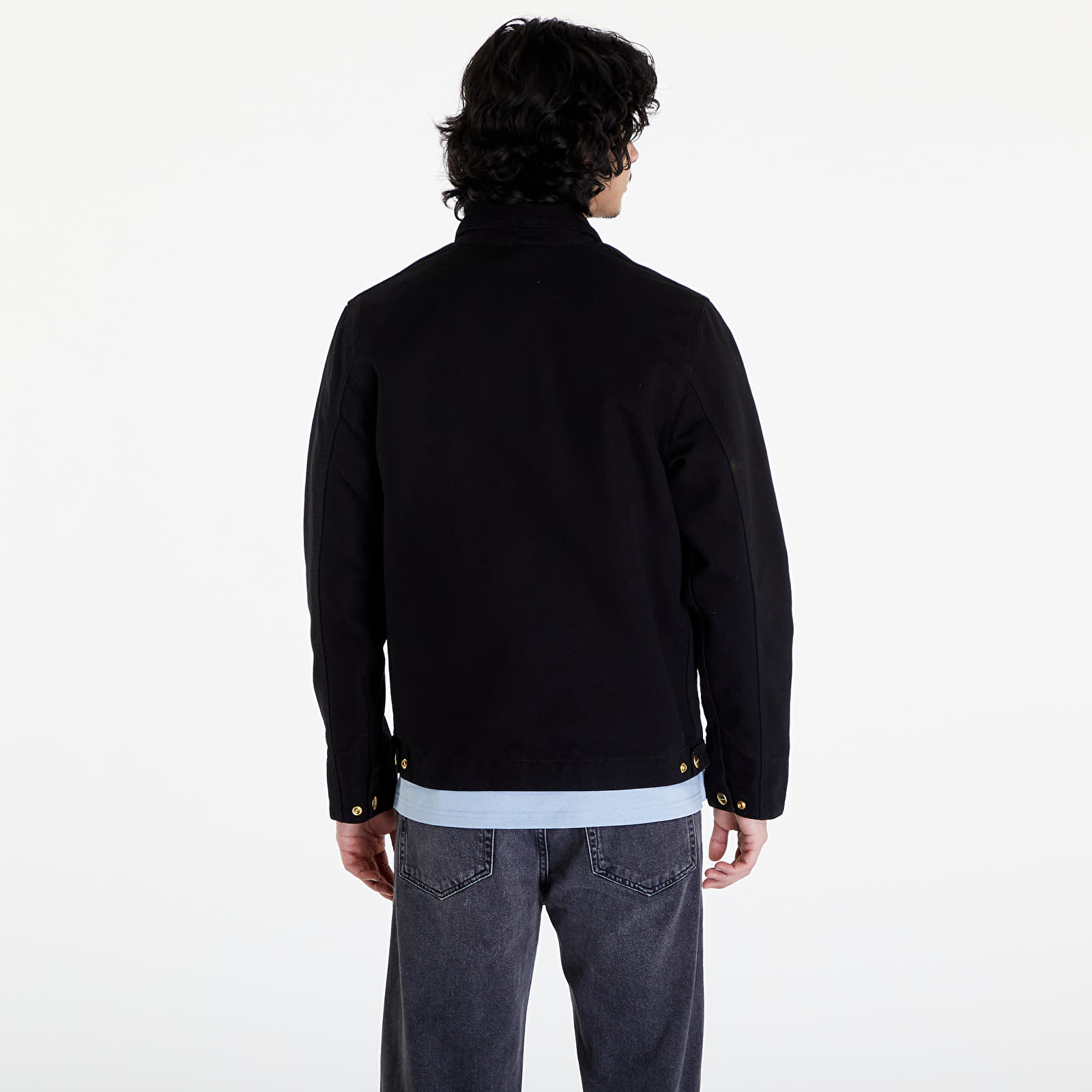 Jakas Carhartt WIP Detroit Jacket UNISEX Black/ Black Rinsed