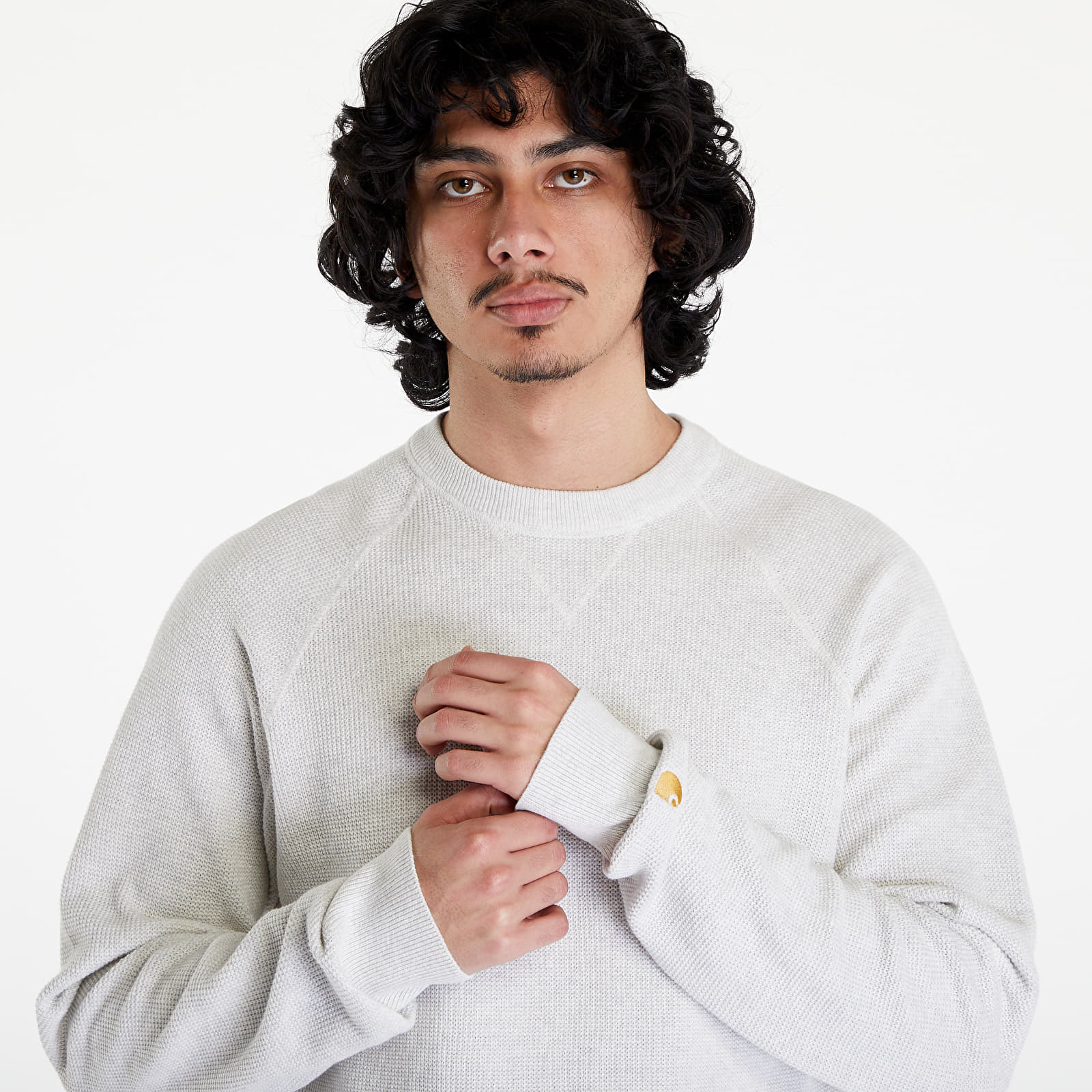 Φούτερ και πουλόβερ Carhartt WIP Chase Sweater Ash Heather/ Gold 