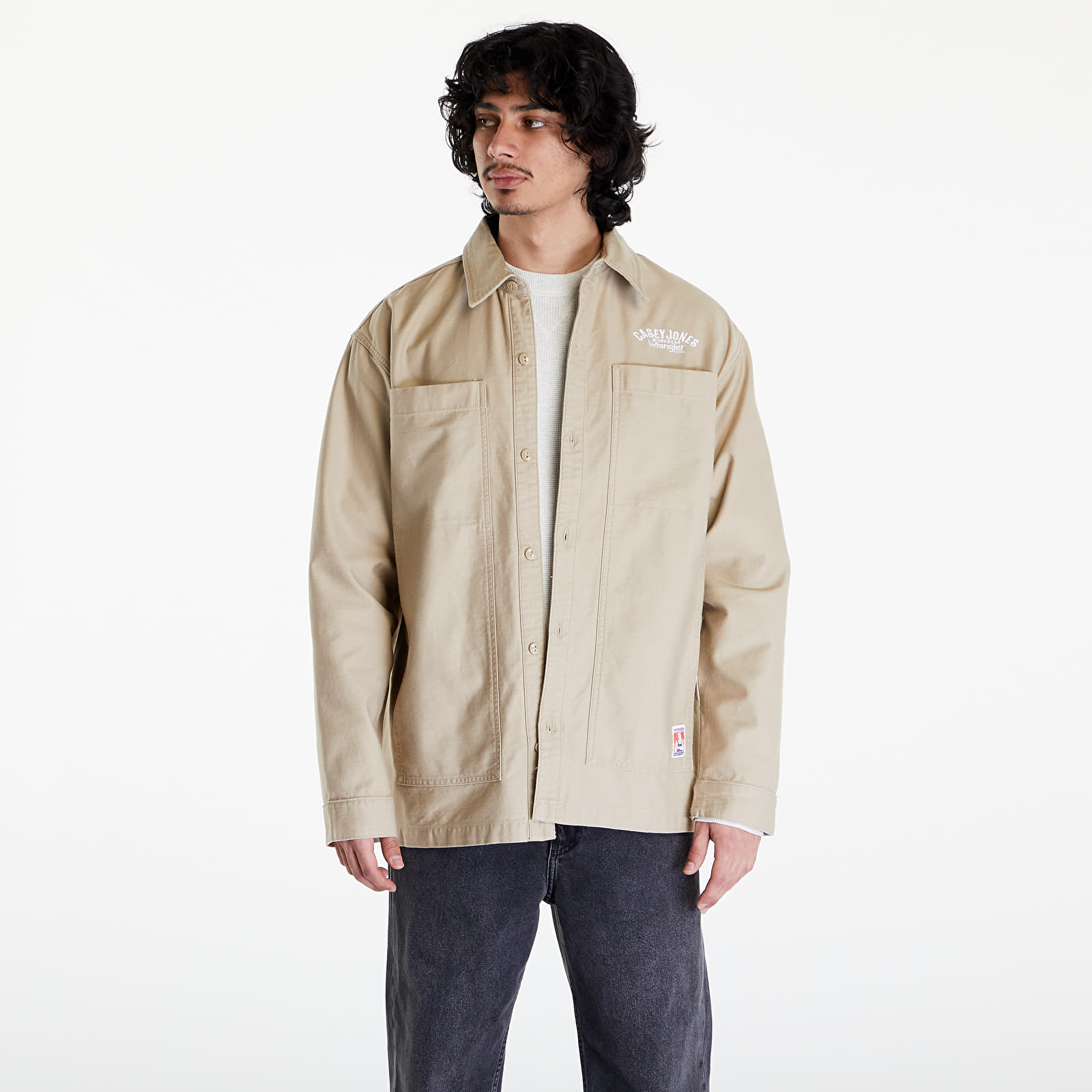 Jacken Wrangler Casey Jones Shacket Saddle