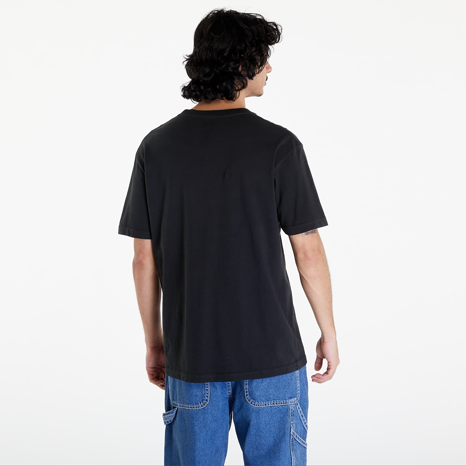 Majice DC Chrome Star H SS Tee Black Garment Dye