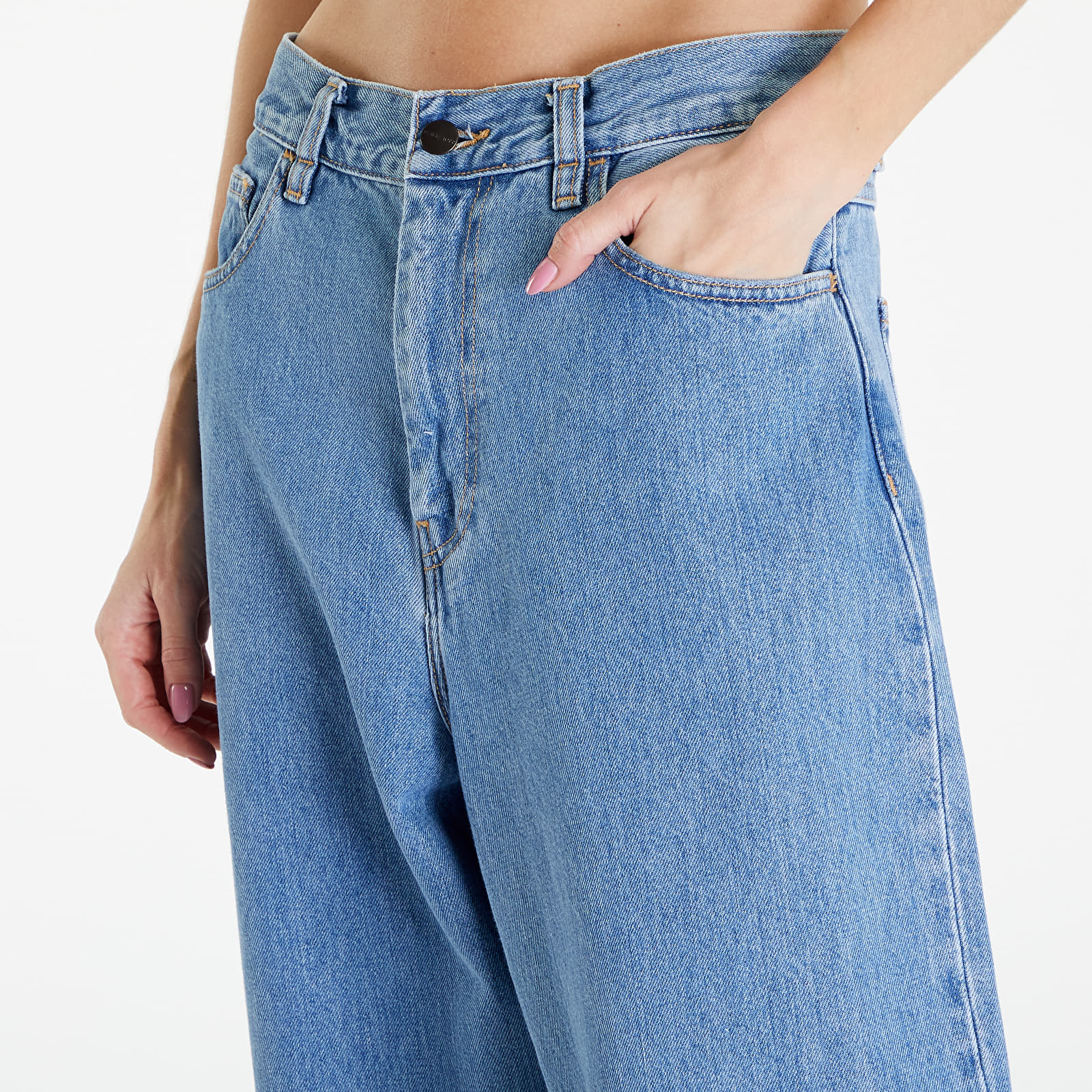 Püksid Carhartt WIP W' Brandon Pant Blue Stone Bleached