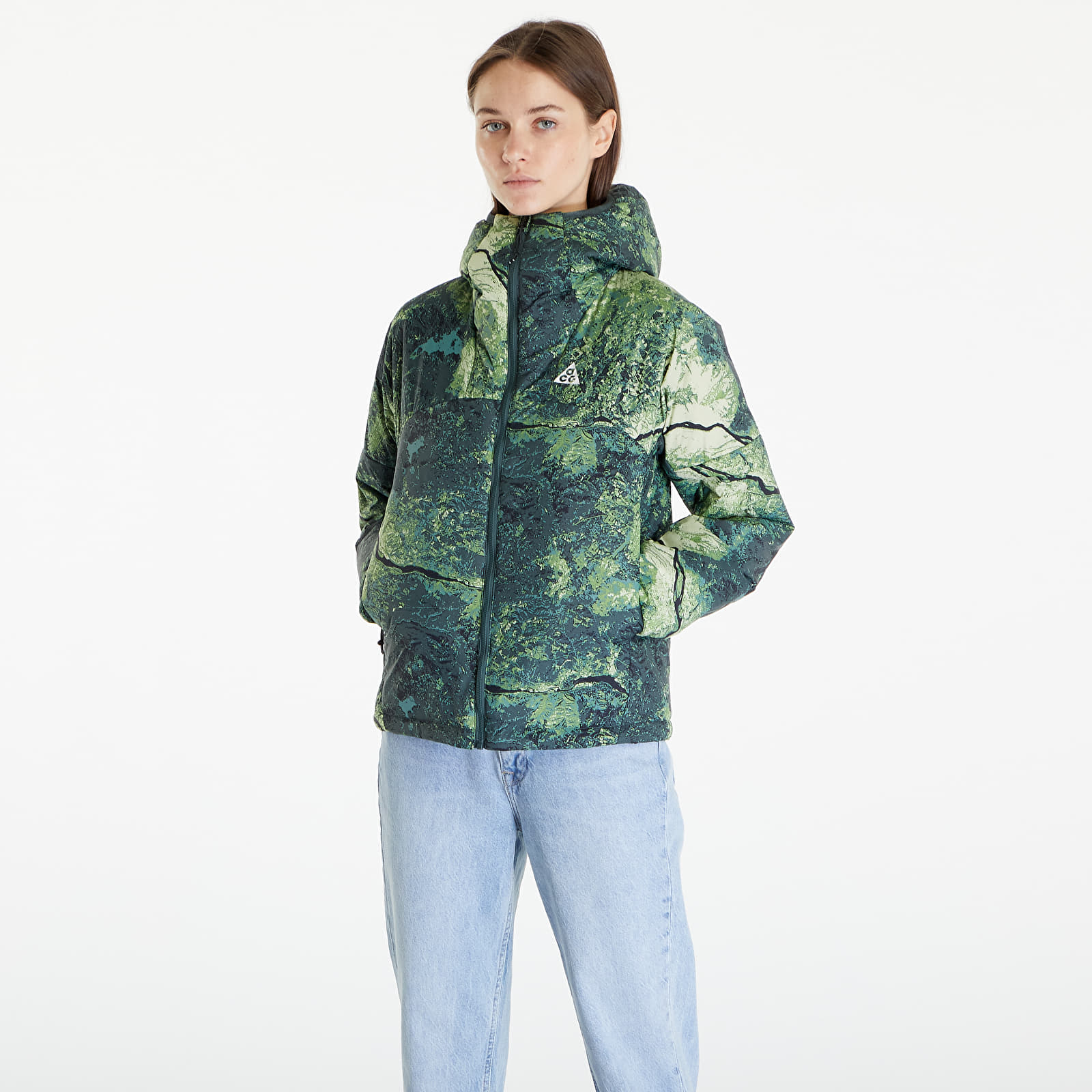 Bundy Nike ACG Therma-FIT ADV "Rope de Dope" Women's Jacket Vintage Green/ Summit White