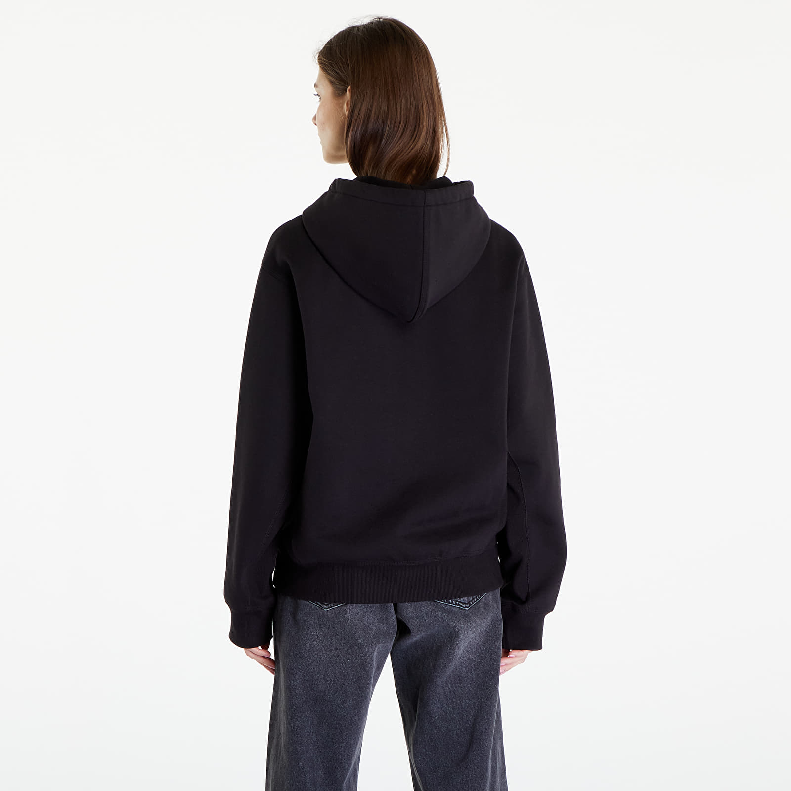 Hettegensere og sweatshirts Carhartt WIP Hooded American Script Jacket UNISEX Black