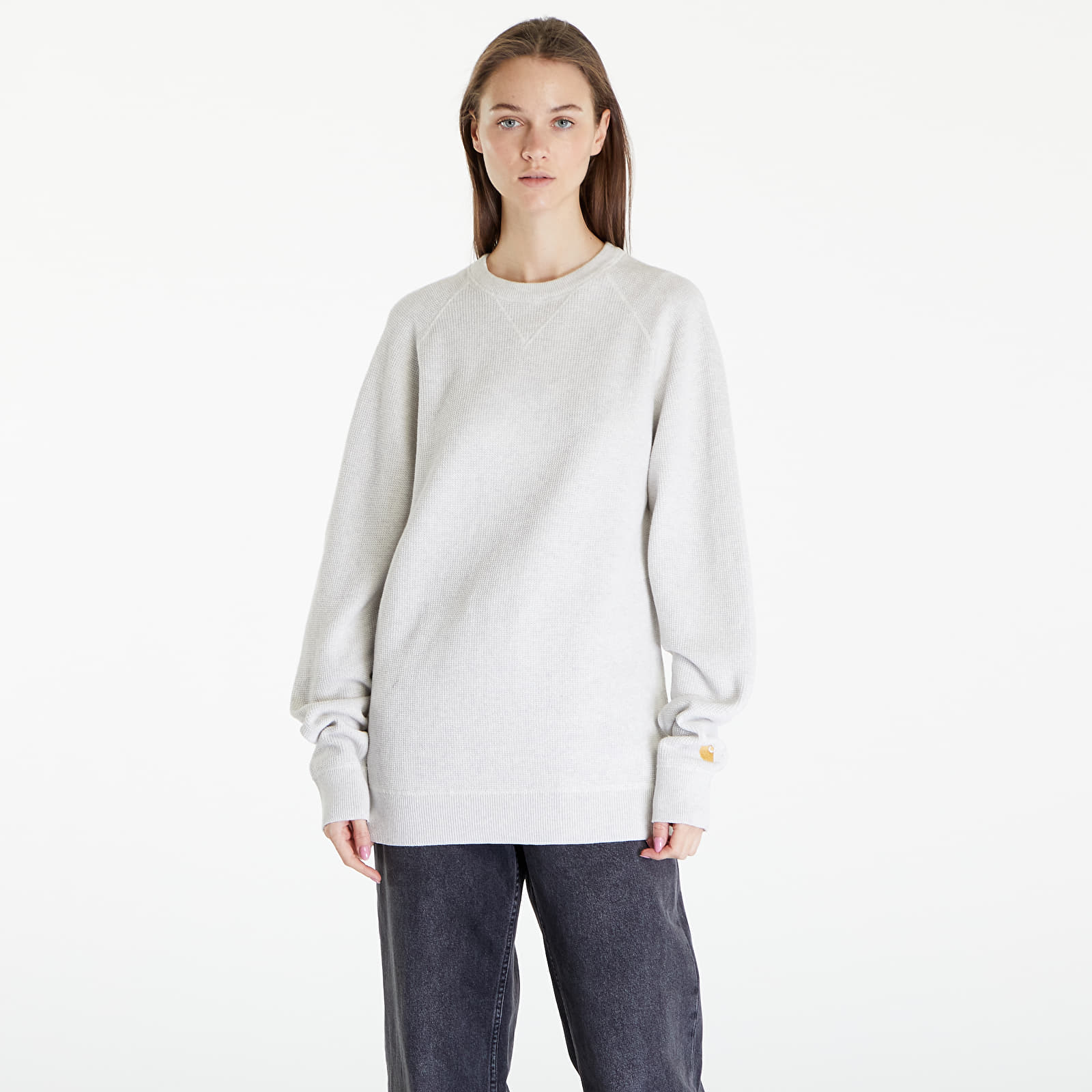 Φούτερ και πουλόβερ Carhartt WIP Chase Sweater Ash Heather/ Gold 