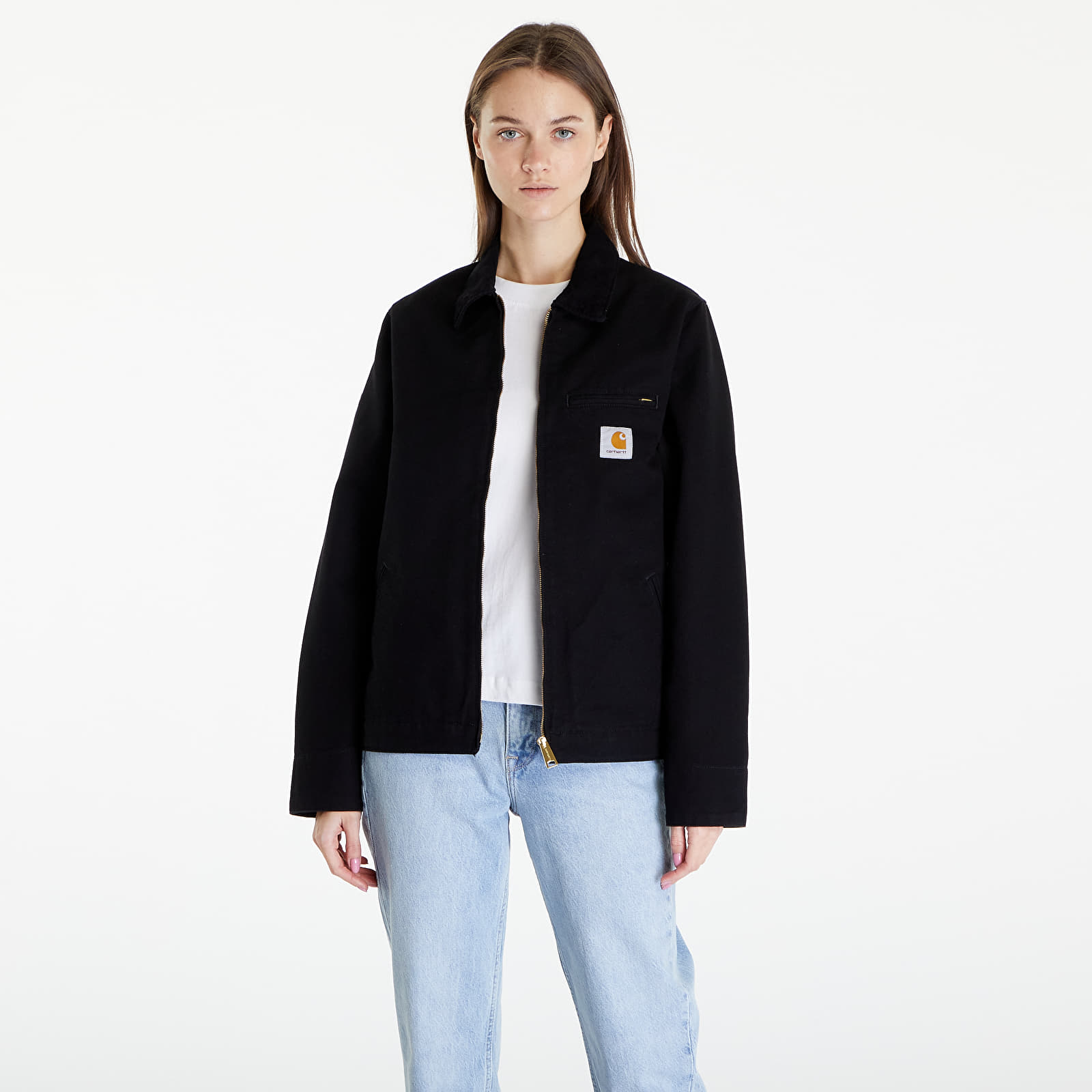 Jakas Carhartt WIP Detroit Jacket UNISEX Black/ Black Rinsed