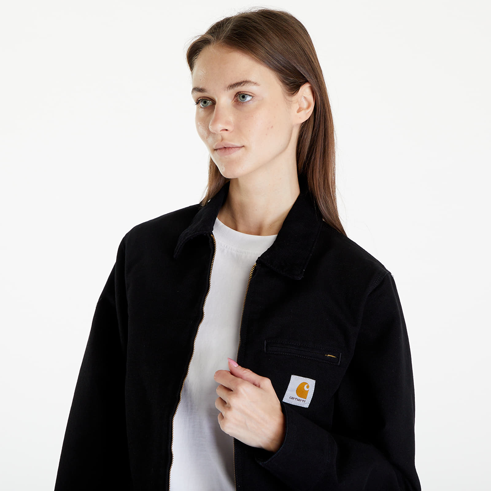 Jakas Carhartt WIP Detroit Jacket UNISEX Black/ Black Rinsed