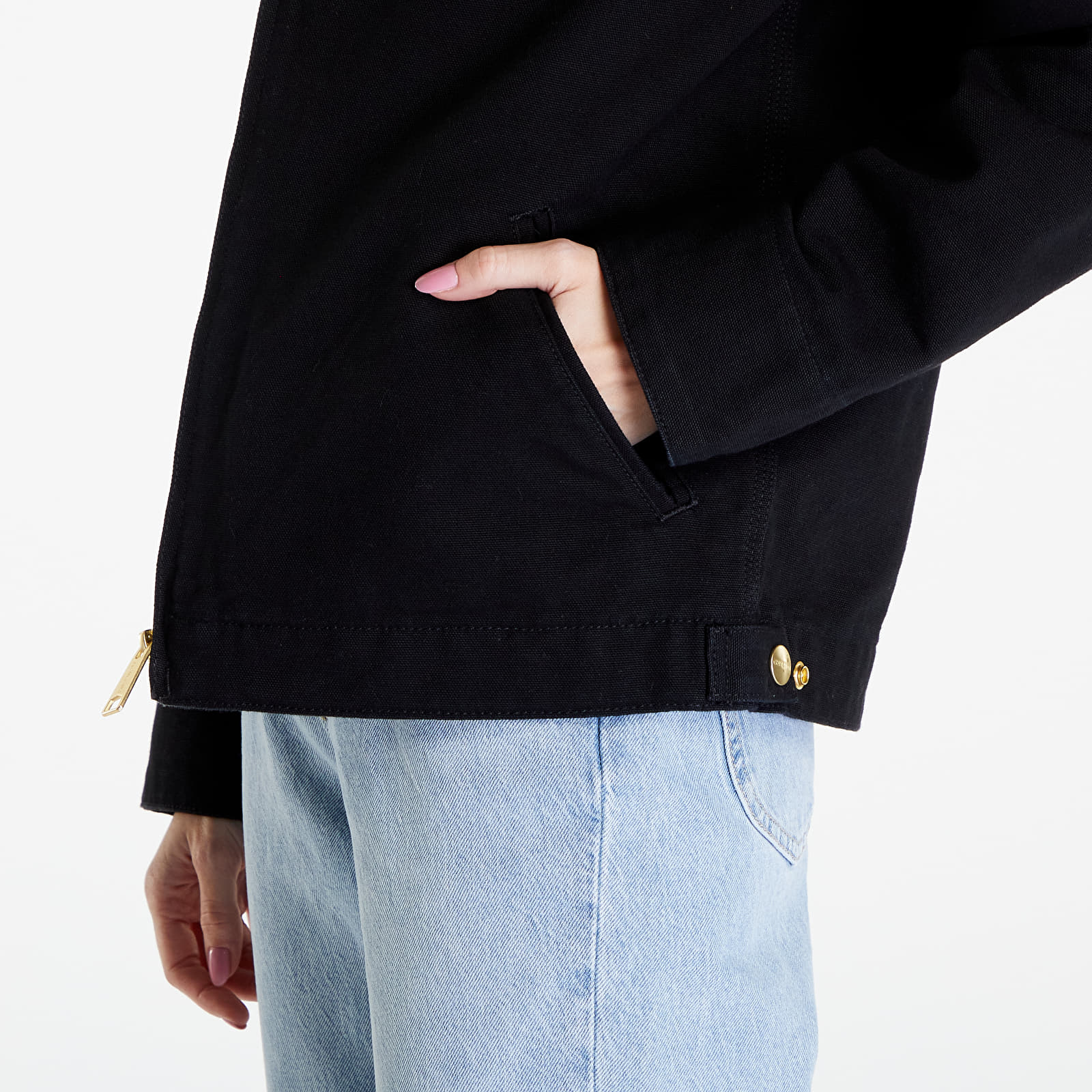 Jakas Carhartt WIP Detroit Jacket UNISEX Black/ Black Rinsed