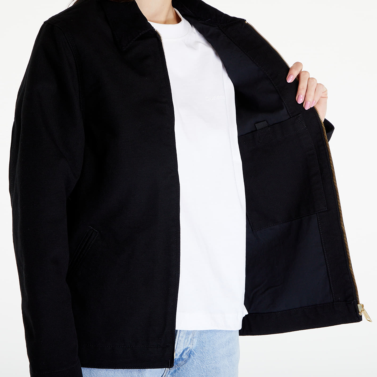 Jakas Carhartt WIP Detroit Jacket UNISEX Black/ Black Rinsed