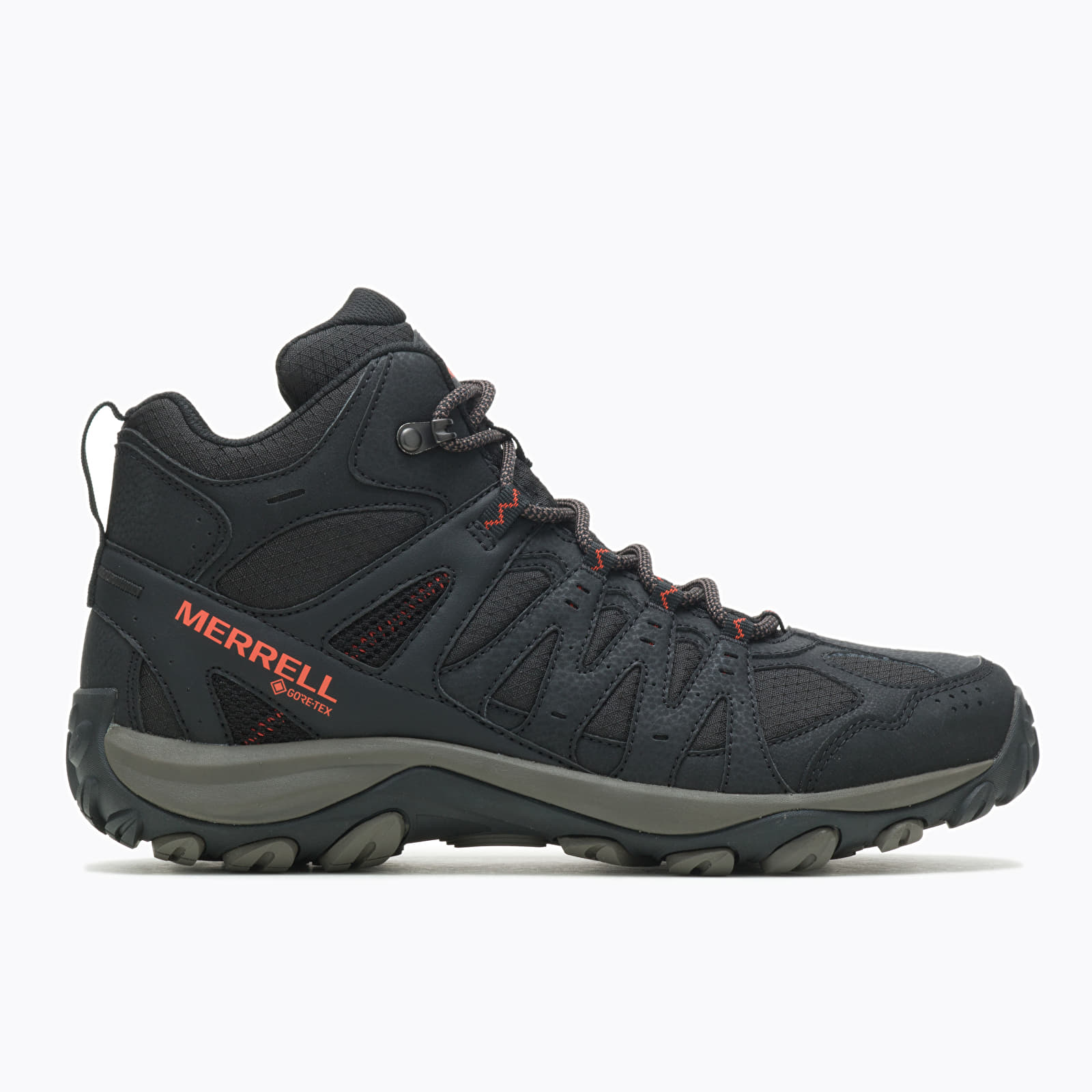 Чоловіче взуття Merrell Accentor 3 Sport Mid Gtx Black/ Tangerine