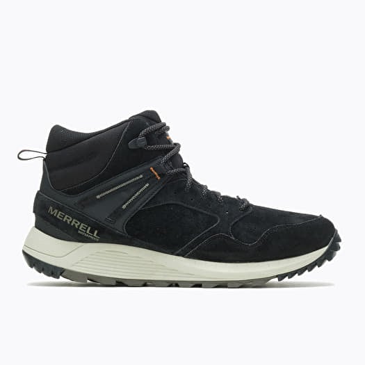 Men s sneakers and shoes Merrell Wildwood Sneaker Boot Mid Wp Black Queens