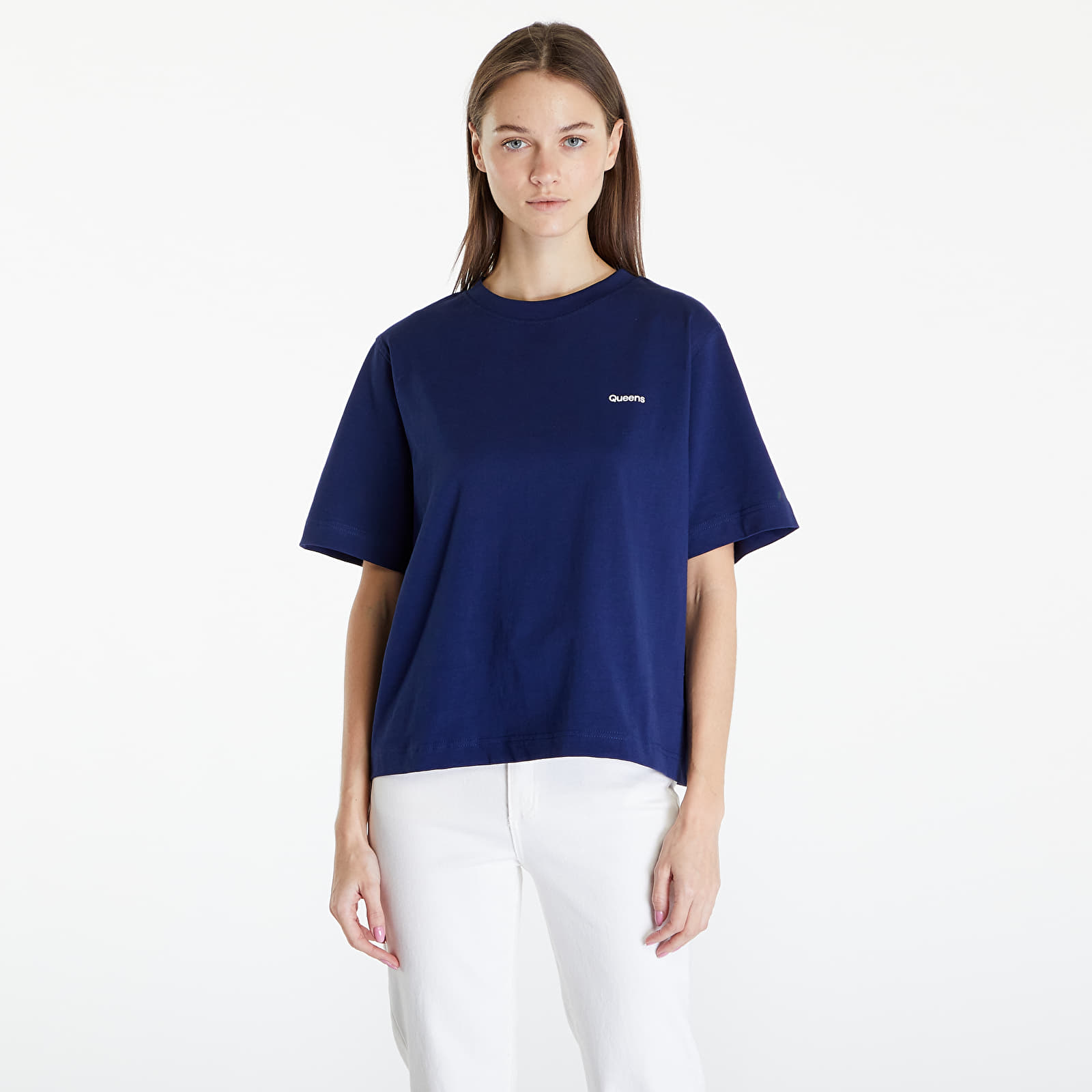 T-Shirts Queens 3-Pack Men’s Essential Contrast Print Black/ White/ Navy