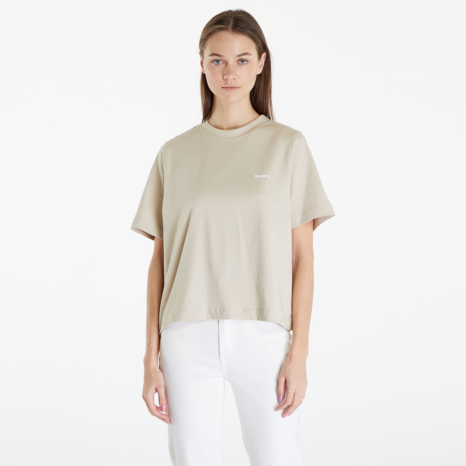 T-särgid Queens 3-Pack Women's Essential Contrast Print Pink/ Sand/ Navy