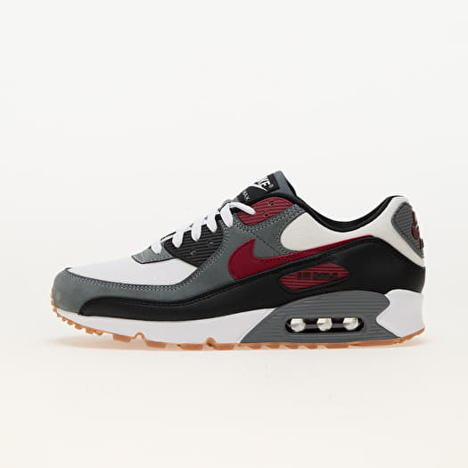 Men s shoes Nike Air Max 90 White Team Red Cool Grey Black Queens