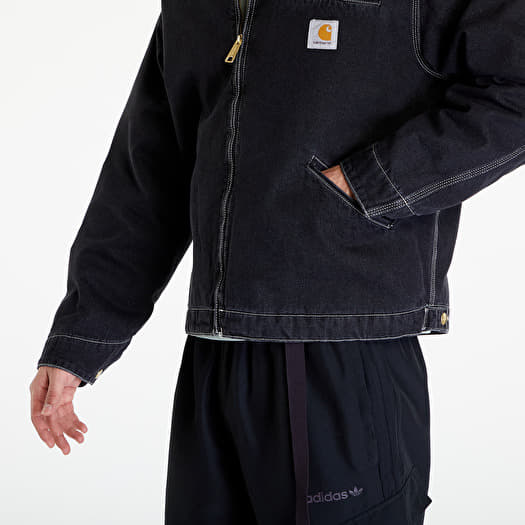 Carhartt WIP OG Detroit Jacket UNISEX Black Stone Washed | Queens