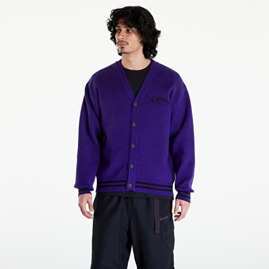 Sweaters Carhartt WIP Onyx Cardigan UNISEX Tyrian/ Black