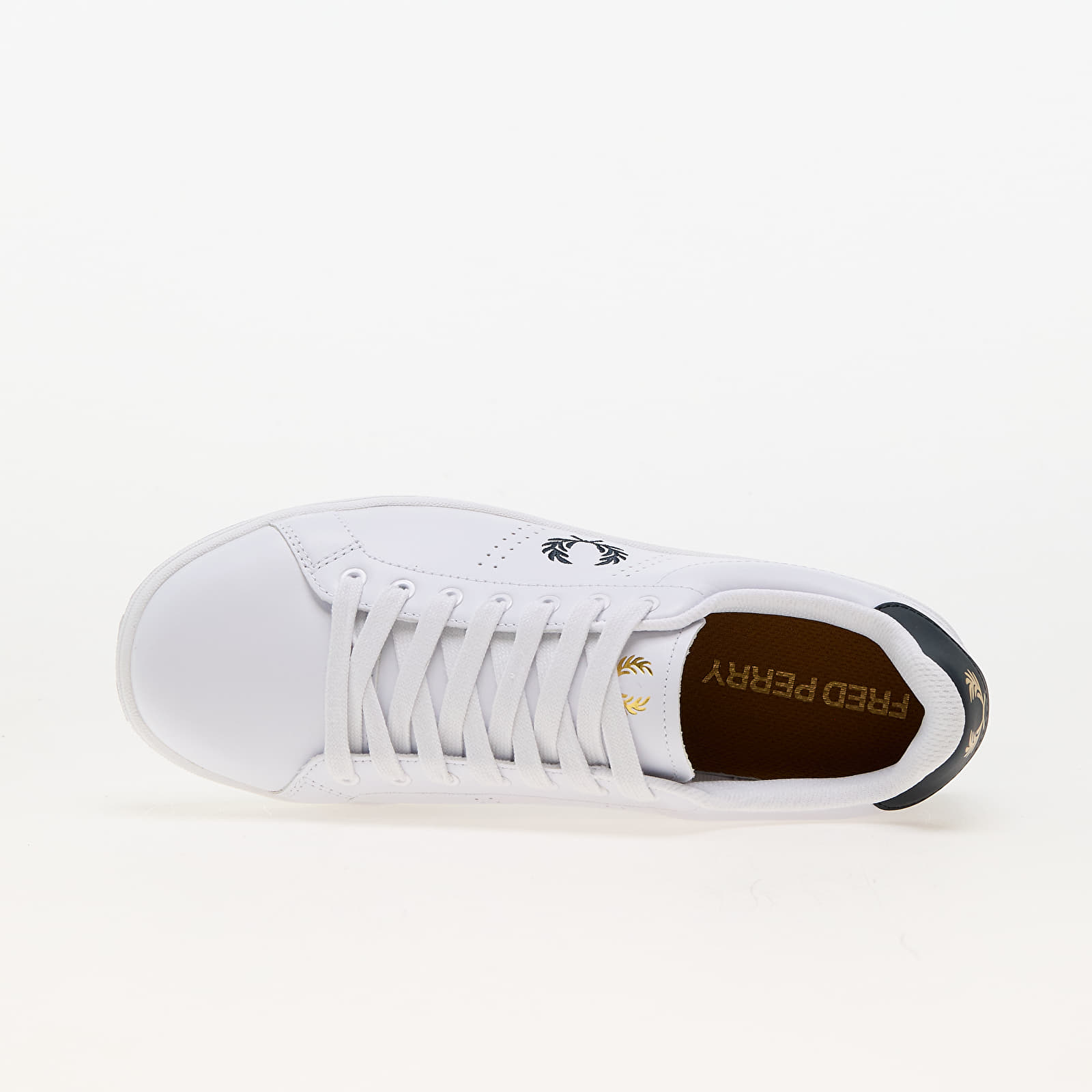 Men's sneakers and shoes FRED PERRY B721 Leather White/ Navy