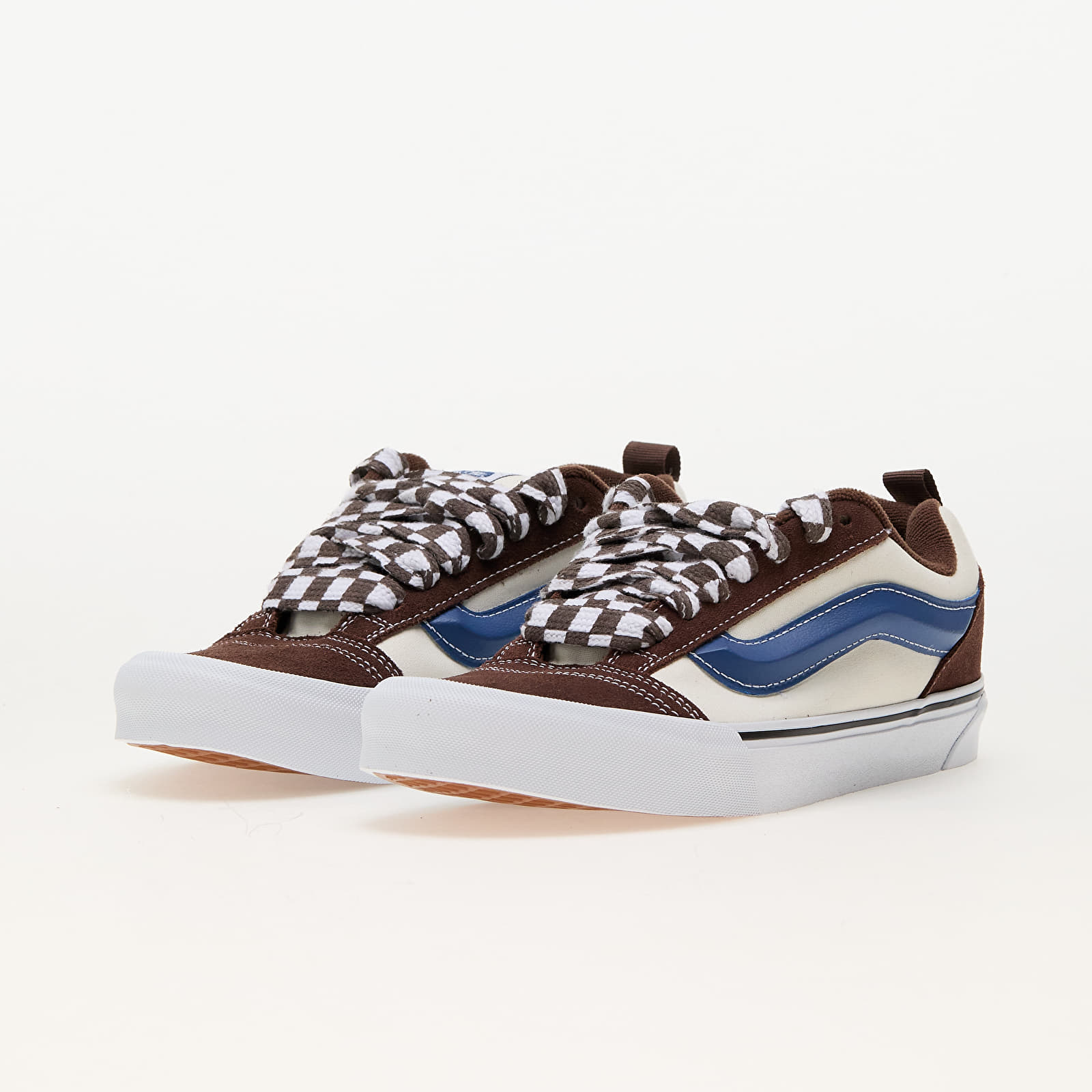 Pánske tenisky a obuv Vans Knu Skool Mega Check Potting Soil