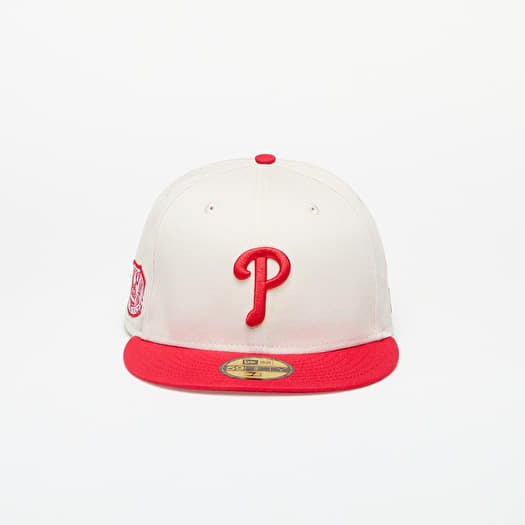 Cap New Era Philadelphia Phillies 59FIFTY Fitted Cap Ivory/ Front Door Red