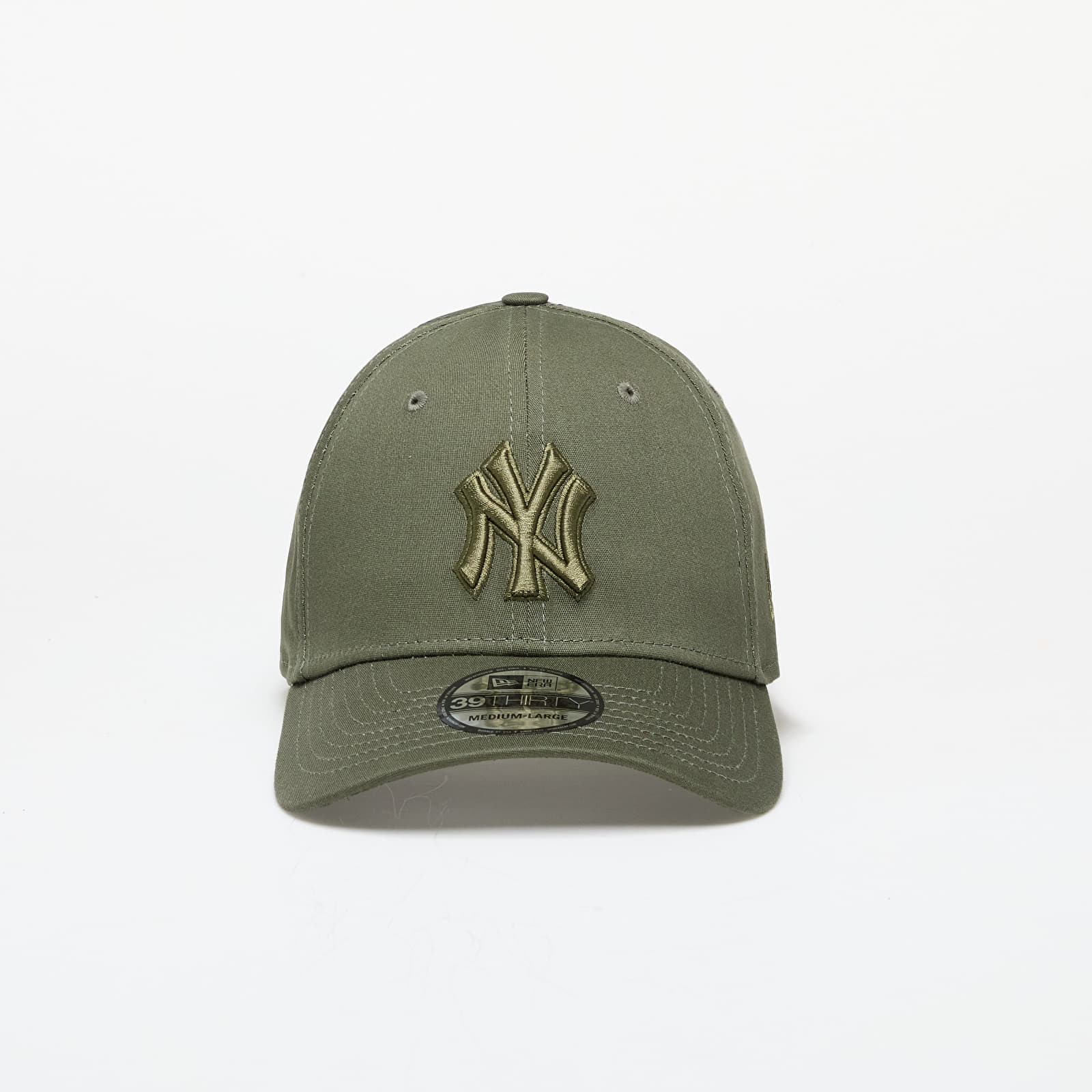 Kšiltovky New Era New York Yankees MLB Outline 39THIRTY Stretch Fit Cap New Olive/ New Olive