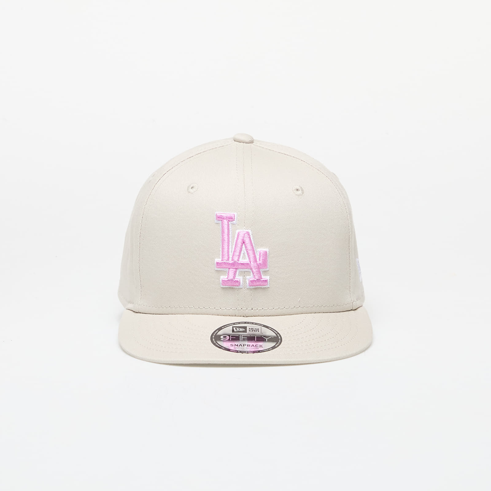 Caps New Era Los Angeles Dodgers MLB Outline 9FIFTY Snapback Cap Stone/ Pink