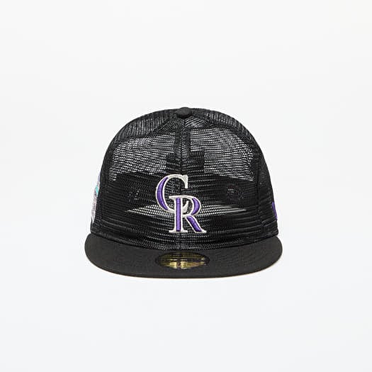 Kapa New Era Colorado Rockies Mesh Patch 59FIFTY Fitted Cap Black