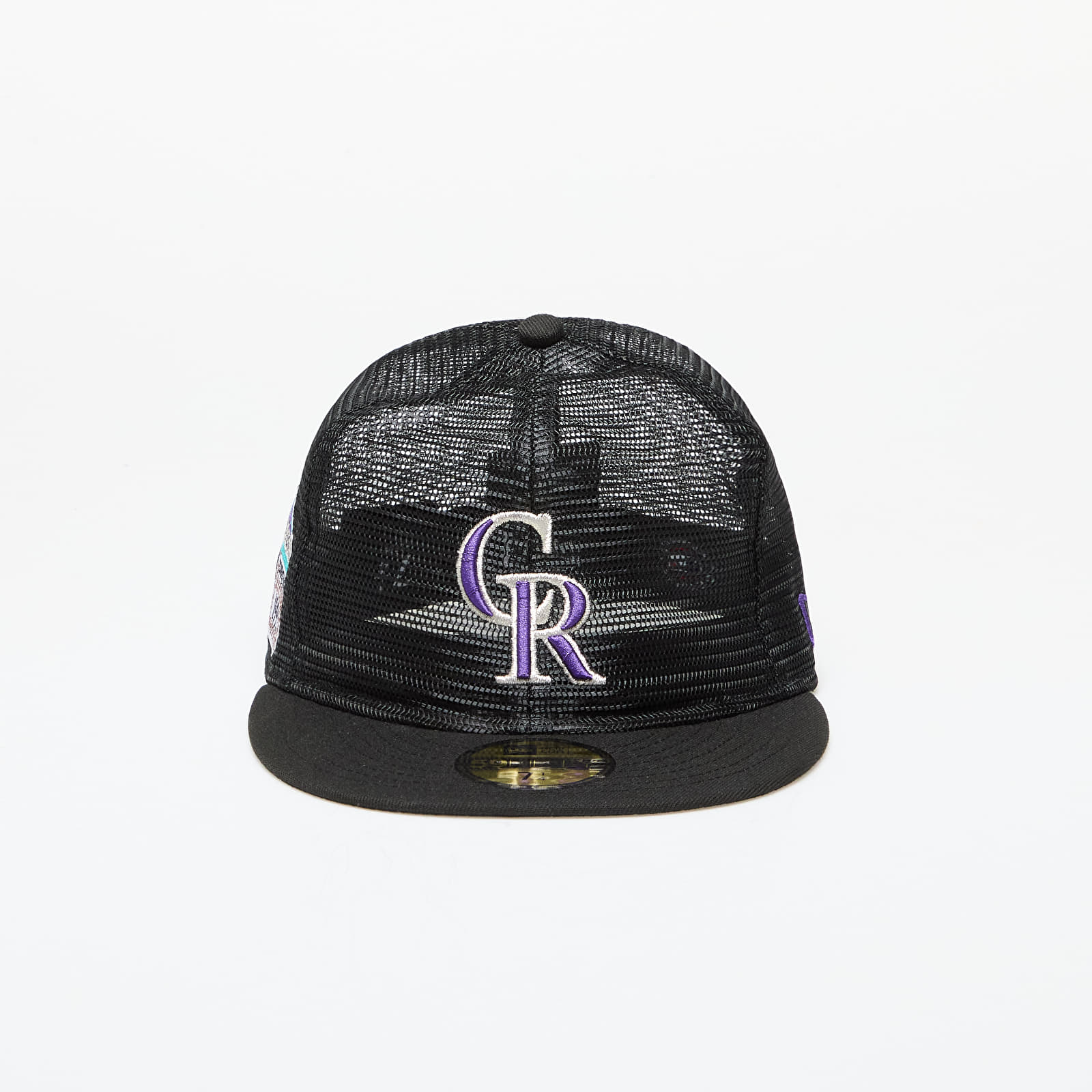 Kšiltovky New Era Colorado Rockies Mesh Patch 59FIFTY Fitted Cap Black