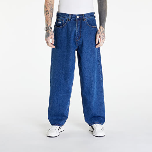 OBEY Bigwig Baggy Denim Stone Wash Indigo