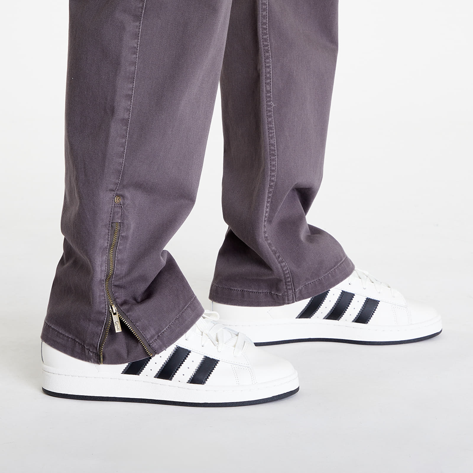 Kavbojke in hlače Karl Kani Small Signature Washed Cargo Pants Anthracite