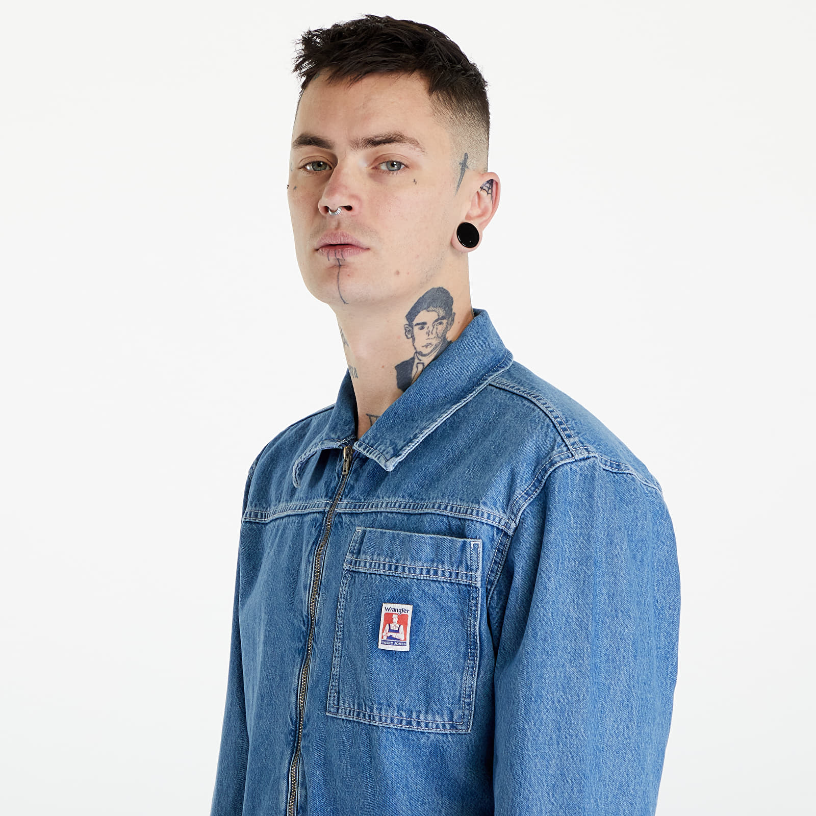 Jacken Wrangler Casey Jones Jacket Faded Indigo