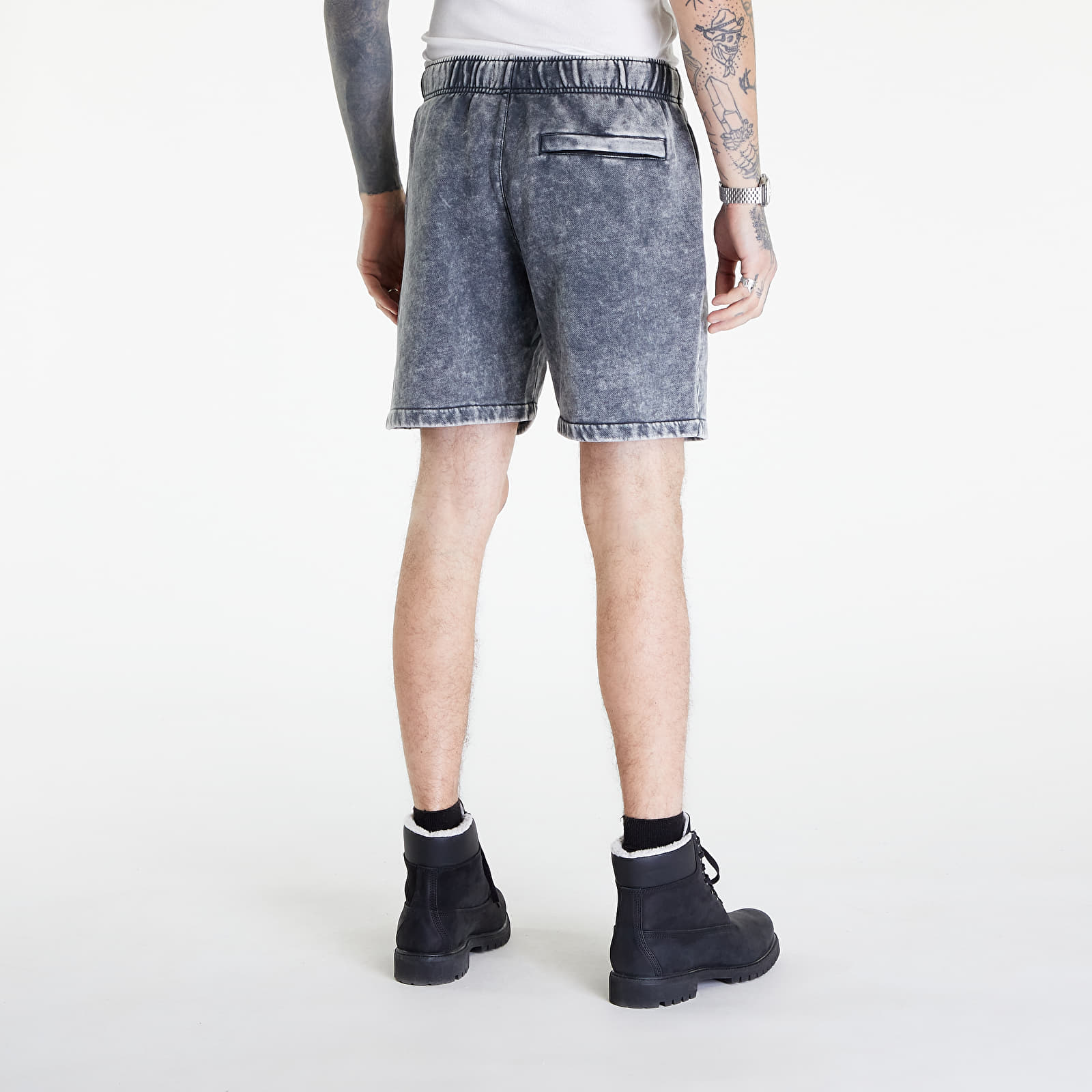Shorts Guess Originals Acid Fleece UNISEX Short Washed Out Black Mul