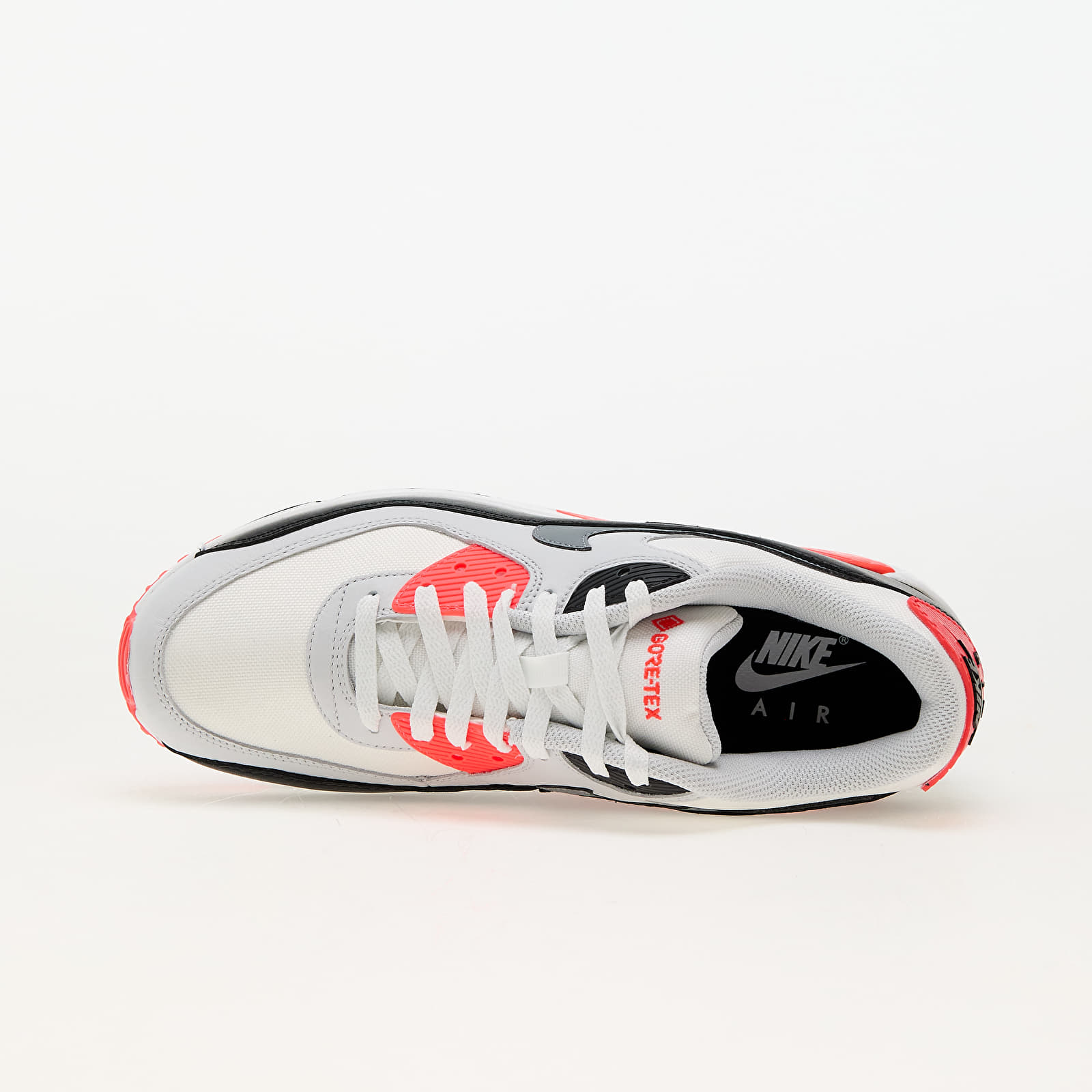 Zapatillas y zapatos de hombre Nike Air Max 90 GTX Summit White/ Cool Grey-Bright Crimson