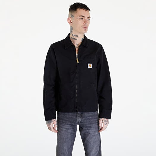 Bunda Carhartt WIP Detroit Jacket UNISEX Black/ Black Aged Canvas