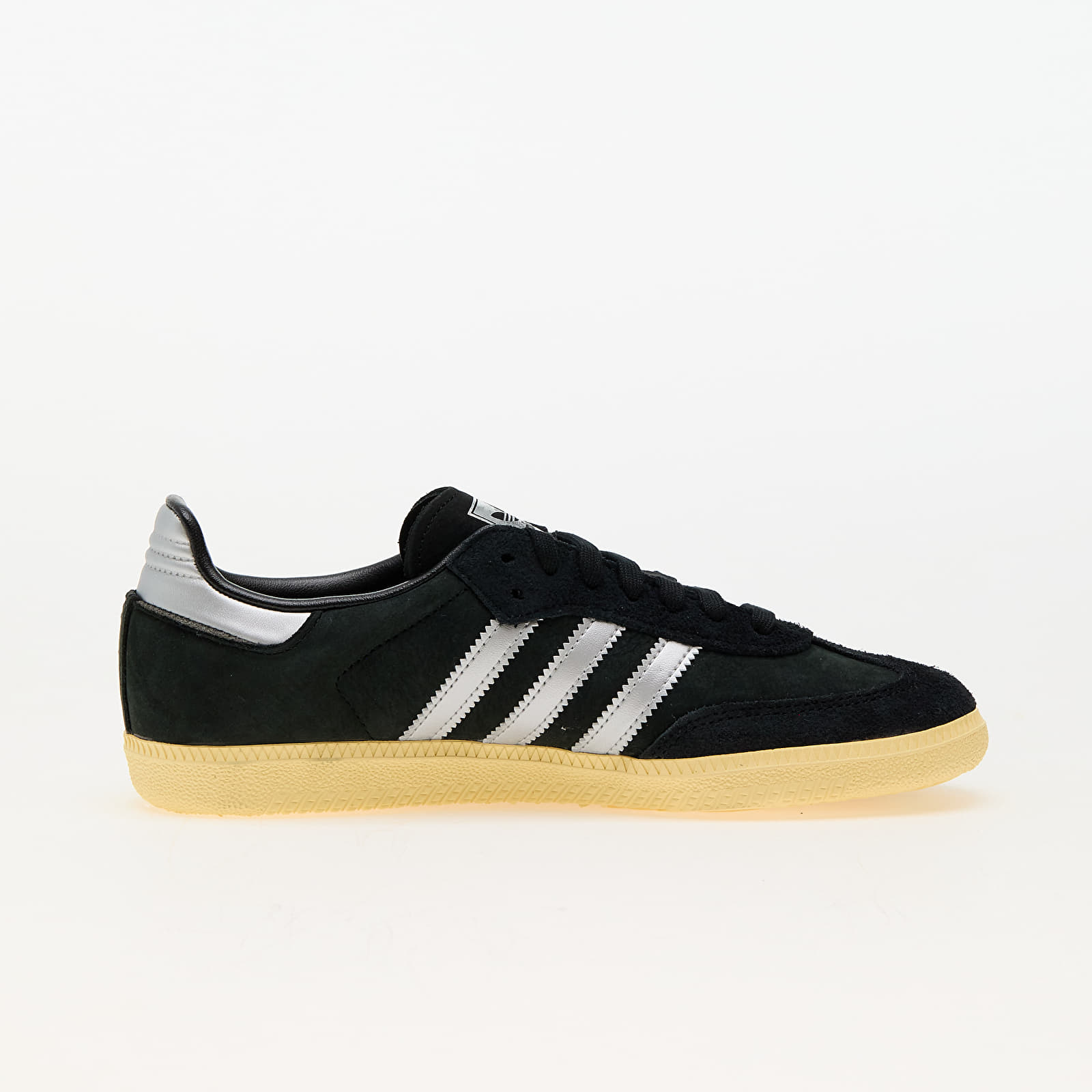 Adidași și pantofi pentru femei adidas Samba Og W Core Black/ Metallic Silver/ Almost Yellow